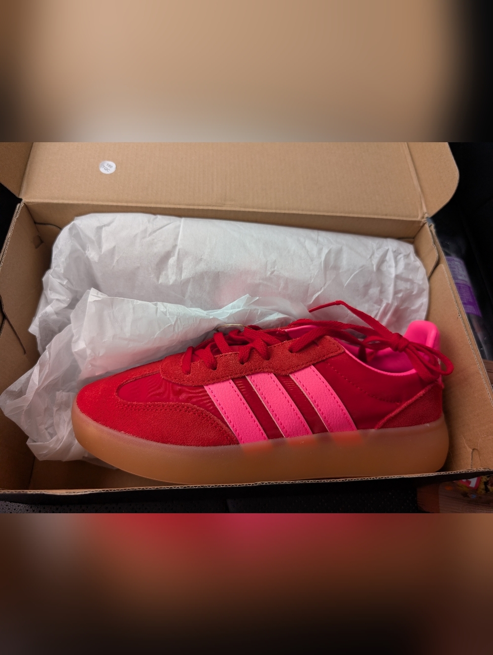 adidas Kids Red & Pink Barreda Sneakers